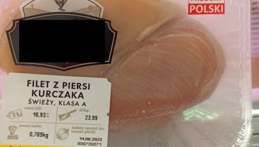 Boală regăsită în 99% dintre fileurile de pui din supermarketurile poloneze